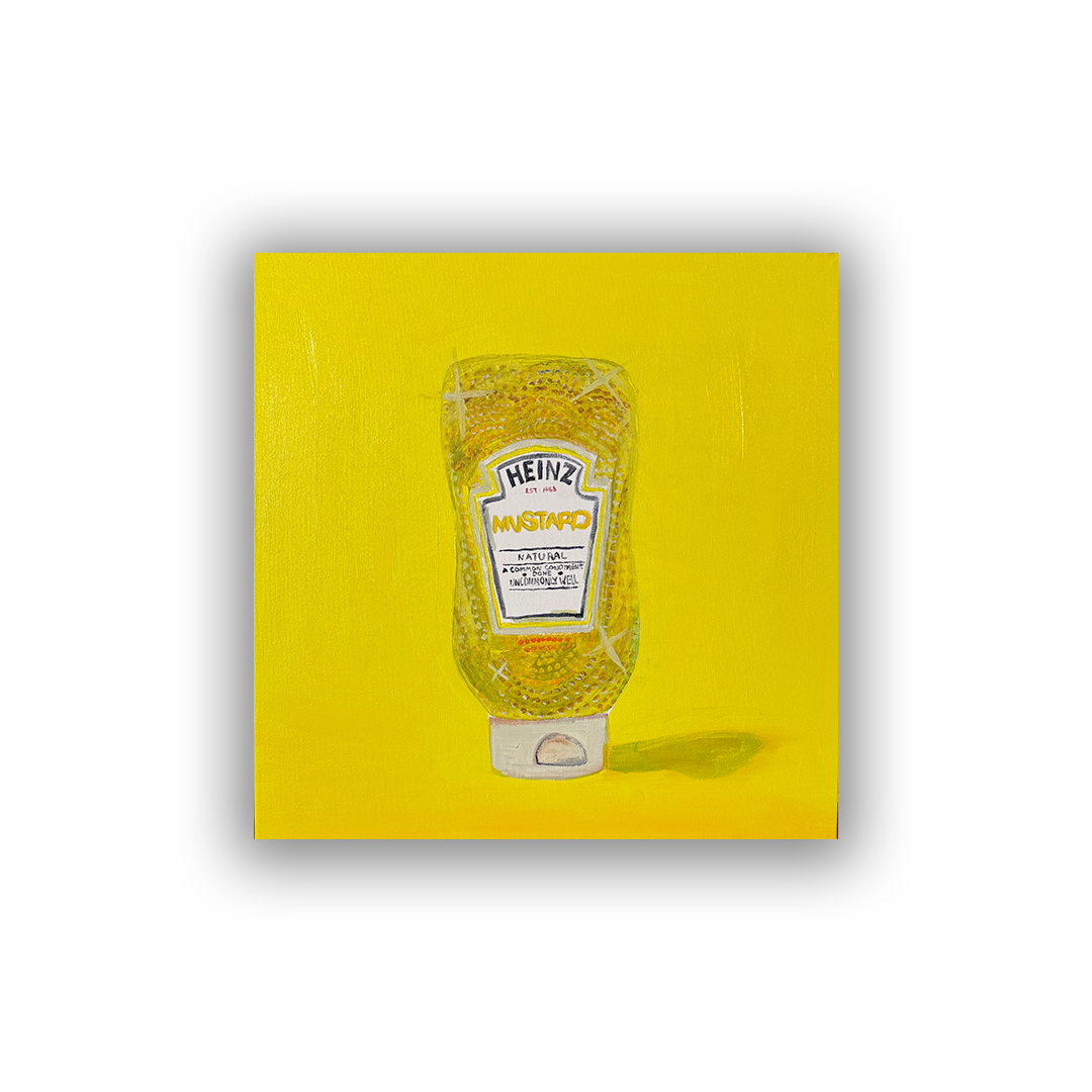 Mustaaaard — 20x20 Acrylic on Canvas