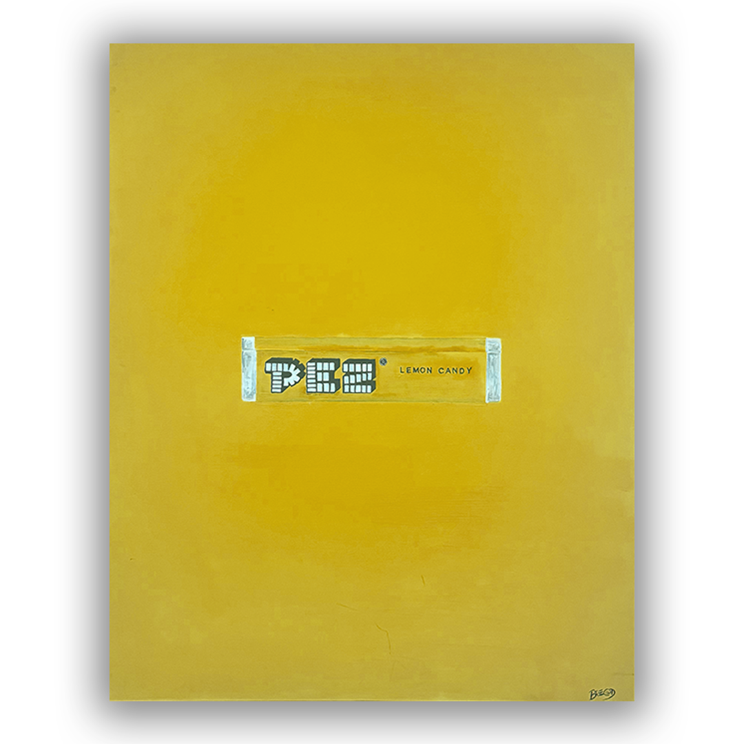 Yellow Pez #1 — 48x60 Acrylic on Canvas